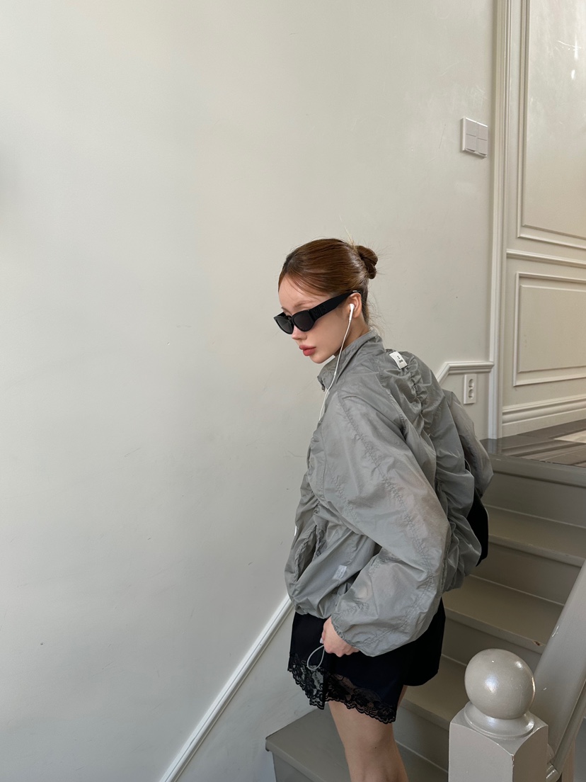 ZEROZERO韓國直郵實拍女士新品熱賣職業26春夏夾克短款褶皺ZEROZERO夾克