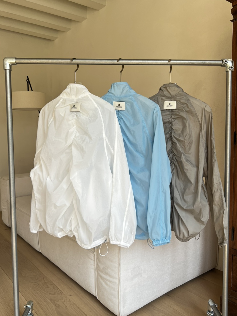 ZEROZERO韓國直郵實拍女士新品熱賣職業26春夏夾克短款褶皺ZEROZERO夾克