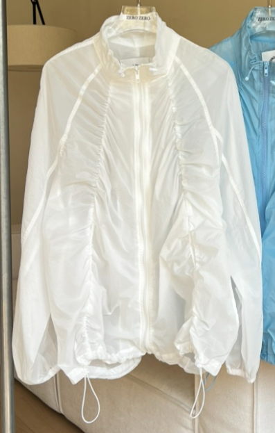 ZEROZERO韓國直郵實拍女士新品熱賣職業26春夏夾克短款褶皺ZEROZERO夾克圖色1