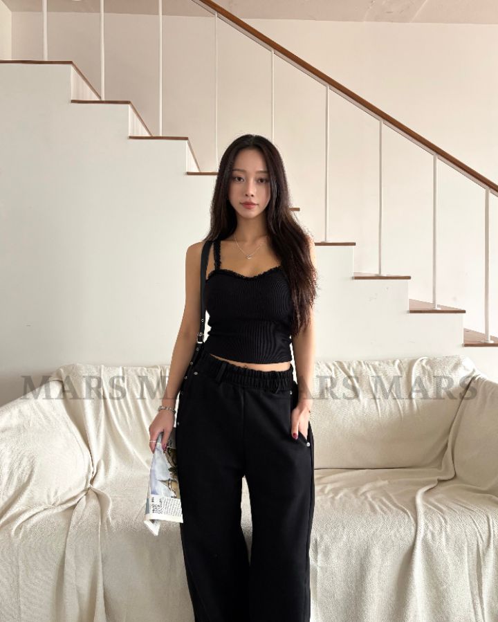 mars韓國直郵女士新款26春夏時尚職業人氣休閑推薦吊帶背心mars吊帶/背心