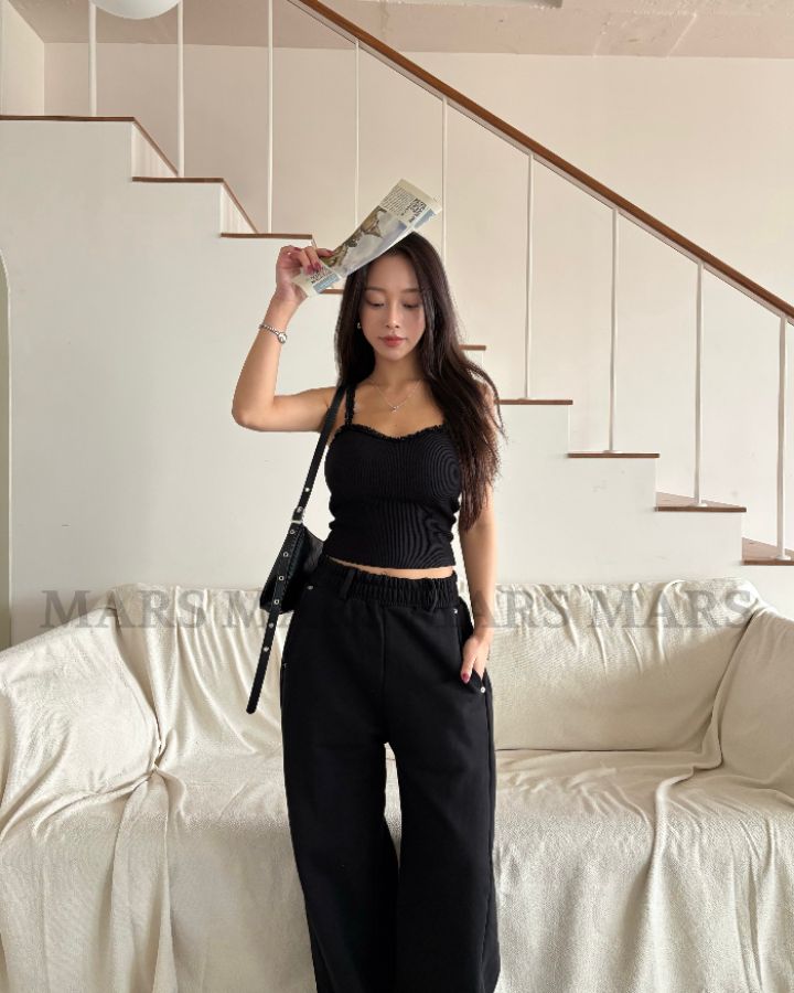 mars韓國直郵女士新款26春夏時尚職業人氣休閑推薦吊帶背心mars吊帶/背心