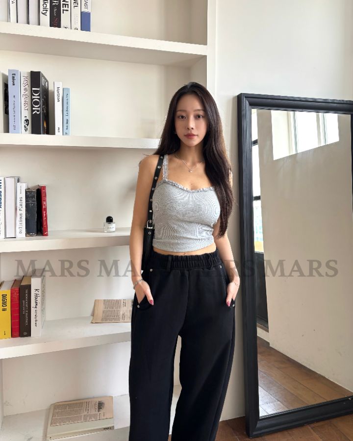 mars韓國直郵女士新款26春夏時尚職業人氣休閑推薦吊帶背心mars吊帶/背心