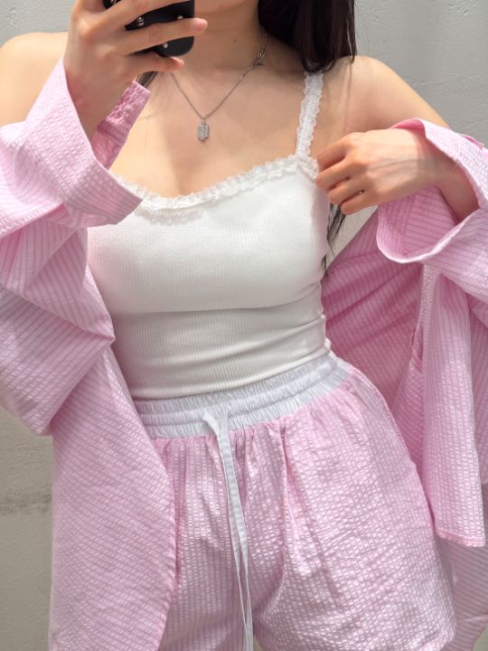 mars韓國直郵女士新款26春夏時尚職業人氣休閑推薦吊帶背心mars吊帶/背心