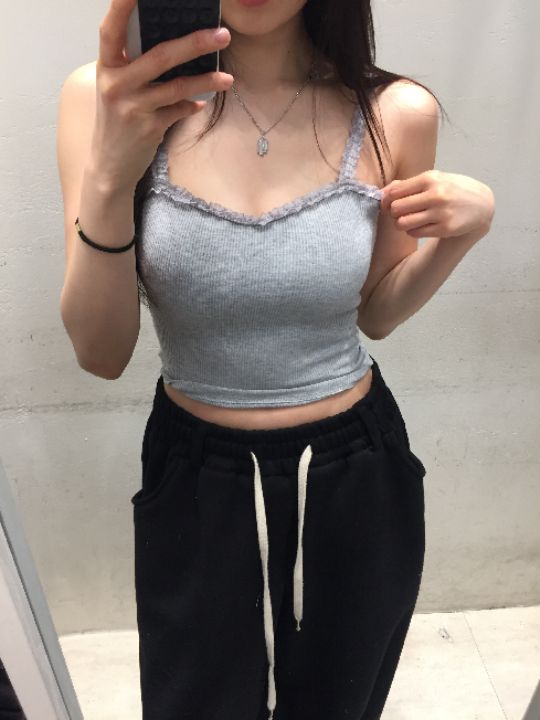 mars韓國直郵女士新款26春夏時尚職業人氣休閑推薦吊帶背心mars吊帶/背心