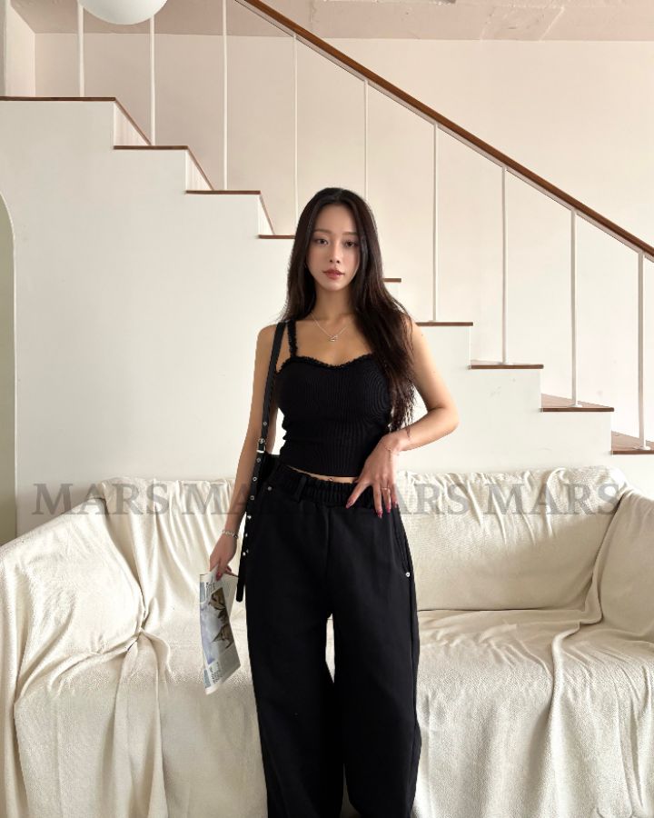 mars韓國直郵女士新款26春夏時尚職業人氣休閑推薦吊帶背心mars吊帶/背心