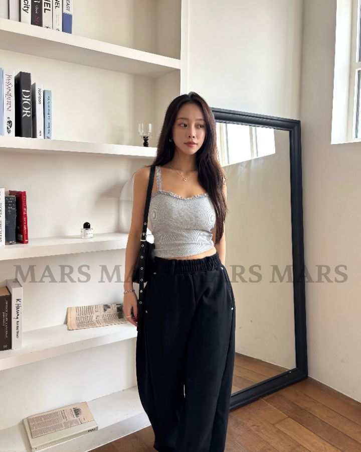 mars韓國直郵女士新款26春夏時尚職業人氣休閑推薦吊帶背心mars吊帶/背心