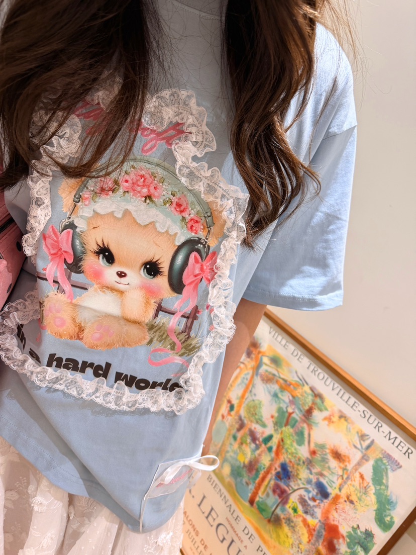 BOUTIQUE-L韓國直郵實拍女士新品熱賣人氣26春夏職業T恤BOUTIQUE-LT恤