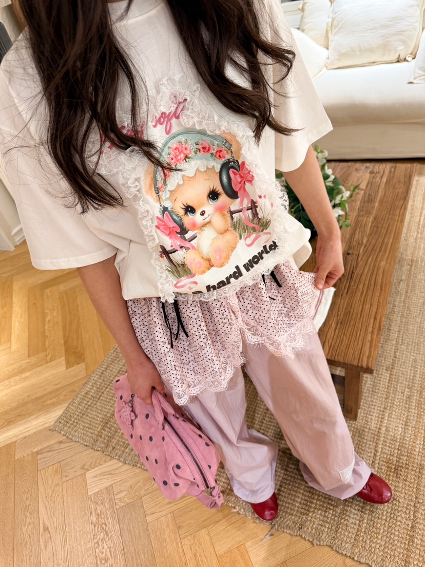 BOUTIQUE-L韓國直郵實拍女士新品熱賣人氣26春夏職業T恤BOUTIQUE-LT恤