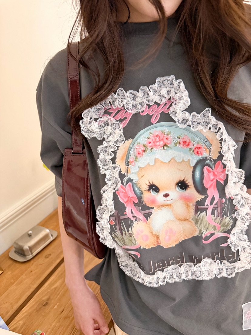 BOUTIQUE-L韓國直郵實拍女士新品熱賣人氣26春夏職業T恤BOUTIQUE-LT恤