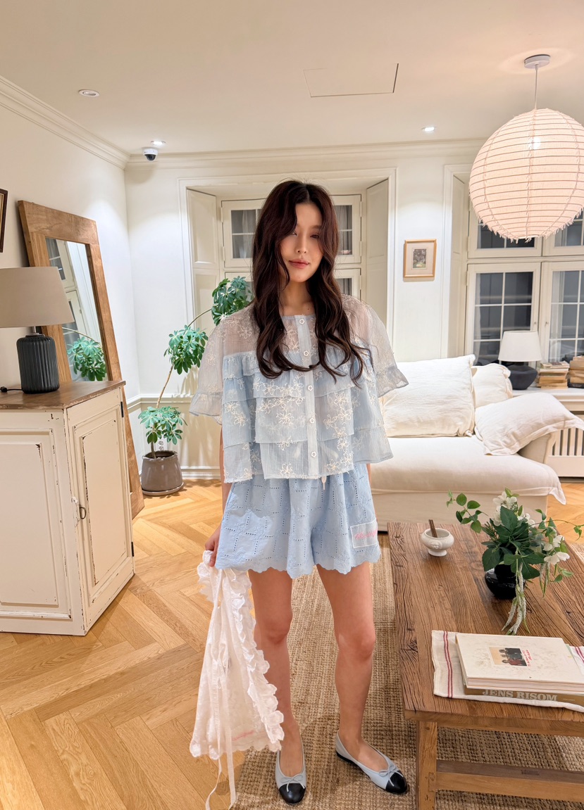 BOUTIQUE-L韓國東大門代購女裝新款推薦26春夏襯衫蕾絲衫BOUTIQUE-L襯衫/蕾絲衫
