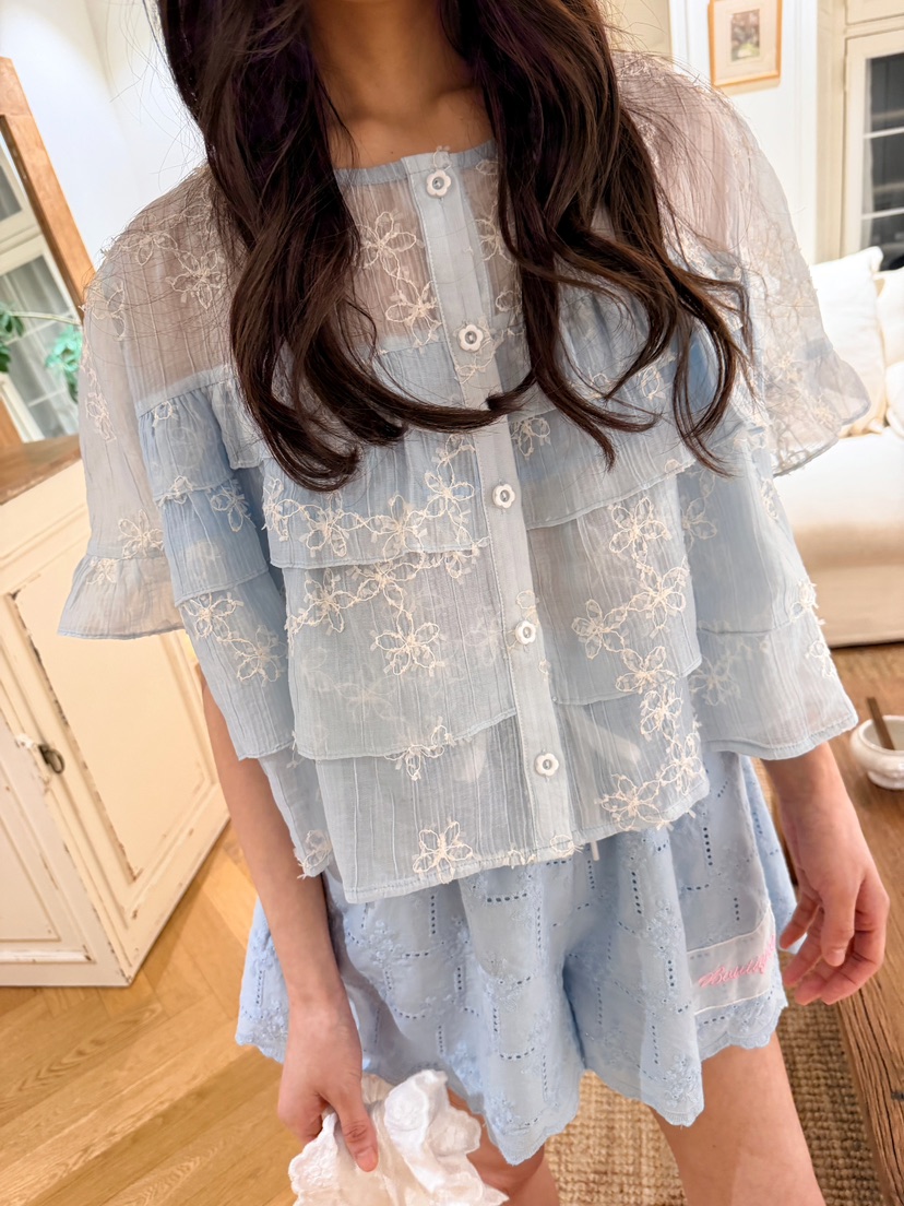 BOUTIQUE-L韓國東大門代購女裝新款推薦26春夏襯衫蕾絲衫BOUTIQUE-L襯衫/蕾絲衫