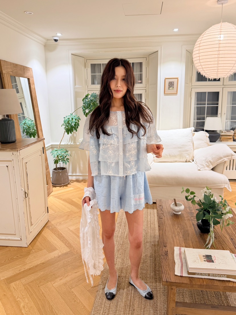 BOUTIQUE-L韓國東大門代購女裝新款推薦26春夏襯衫蕾絲衫BOUTIQUE-L襯衫/蕾絲衫