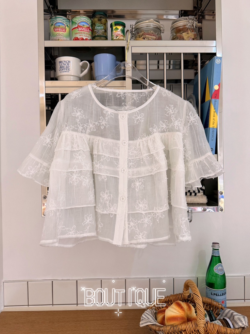 BOUTIQUE-L韓國東大門代購女裝新款推薦26春夏襯衫蕾絲衫BOUTIQUE-L襯衫/蕾絲衫圖色2
