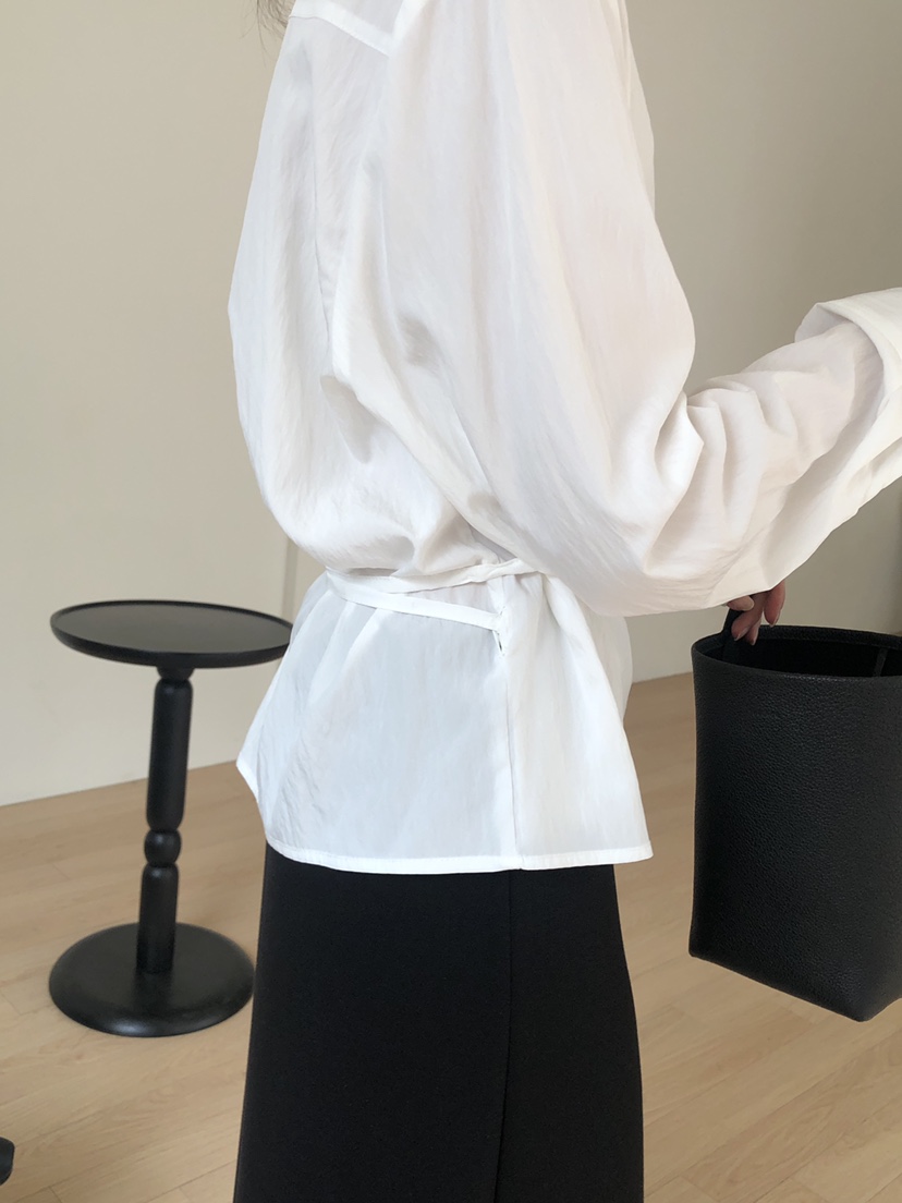 LOGON韓國代購女裝新品26春夏時尚熱賣推薦職業襯衫蕾絲衫LOGON襯衫/蕾絲衫