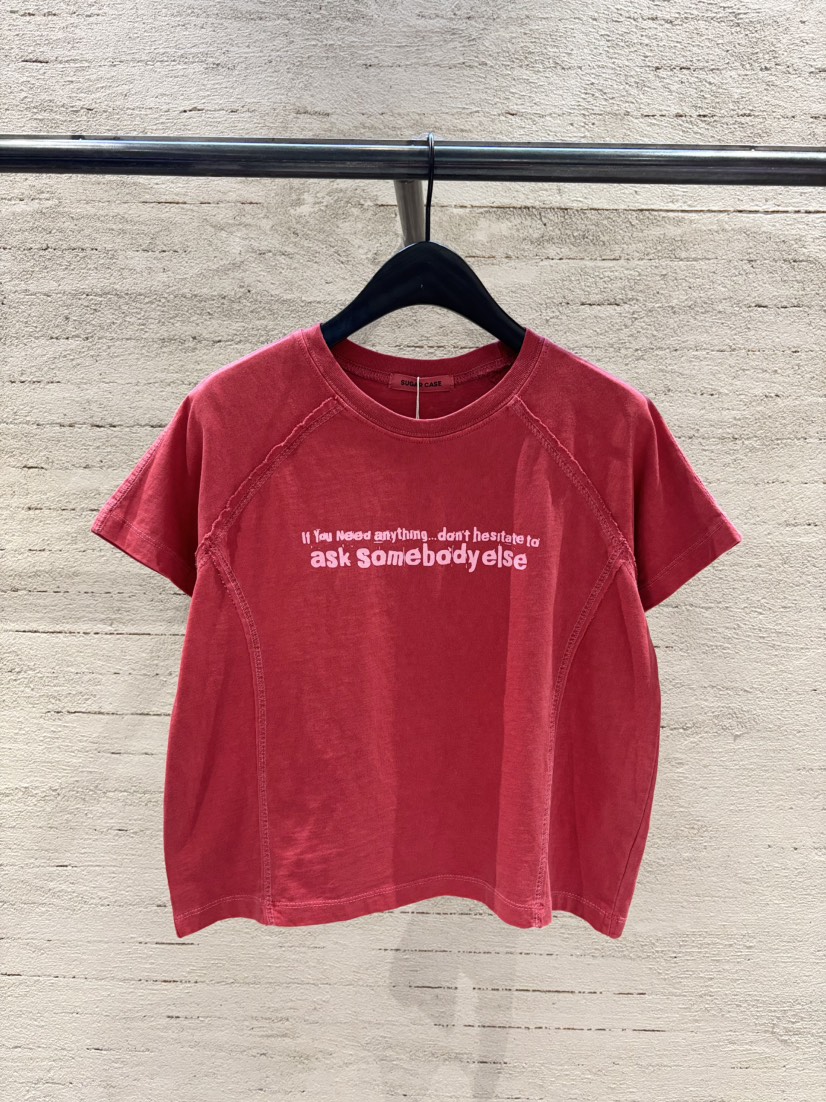 SUGAR CASE韓國東大門直郵女裝新款時尚人氣職業推薦T恤SUGAR CASET恤圖色1