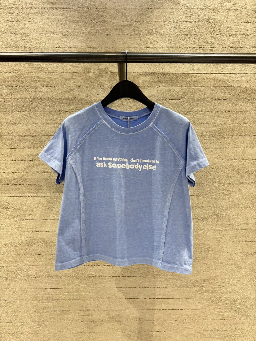 SUGAR CASE韓國東大門直郵女裝新款時尚人氣職業推薦T恤SUGAR CASET恤圖色2