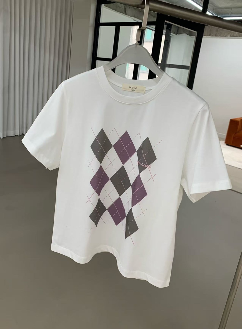 J CRANE-A韓國東大門直郵女士新款熱賣時尚人氣推薦T恤J CRANET恤圖色1