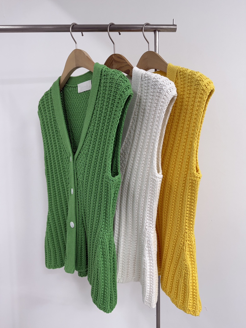 YIKHO STYLE韓國代購女裝新款時尚26春夏休閑人氣熱賣馬甲YIKHO STYLE馬甲