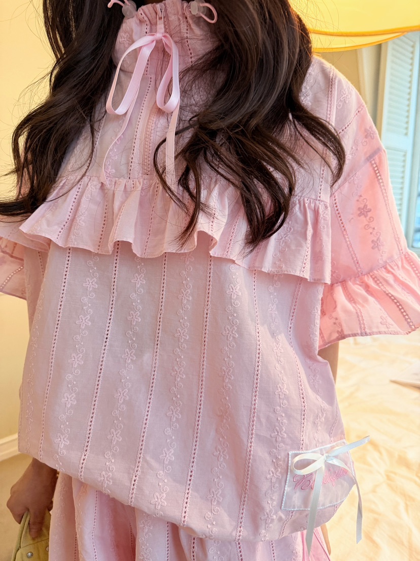 BOUTIQUE-L韓國東大門代購女士新品休閑熱賣時尚襯衫蕾絲衫BOUTIQUE-L襯衫/蕾絲衫