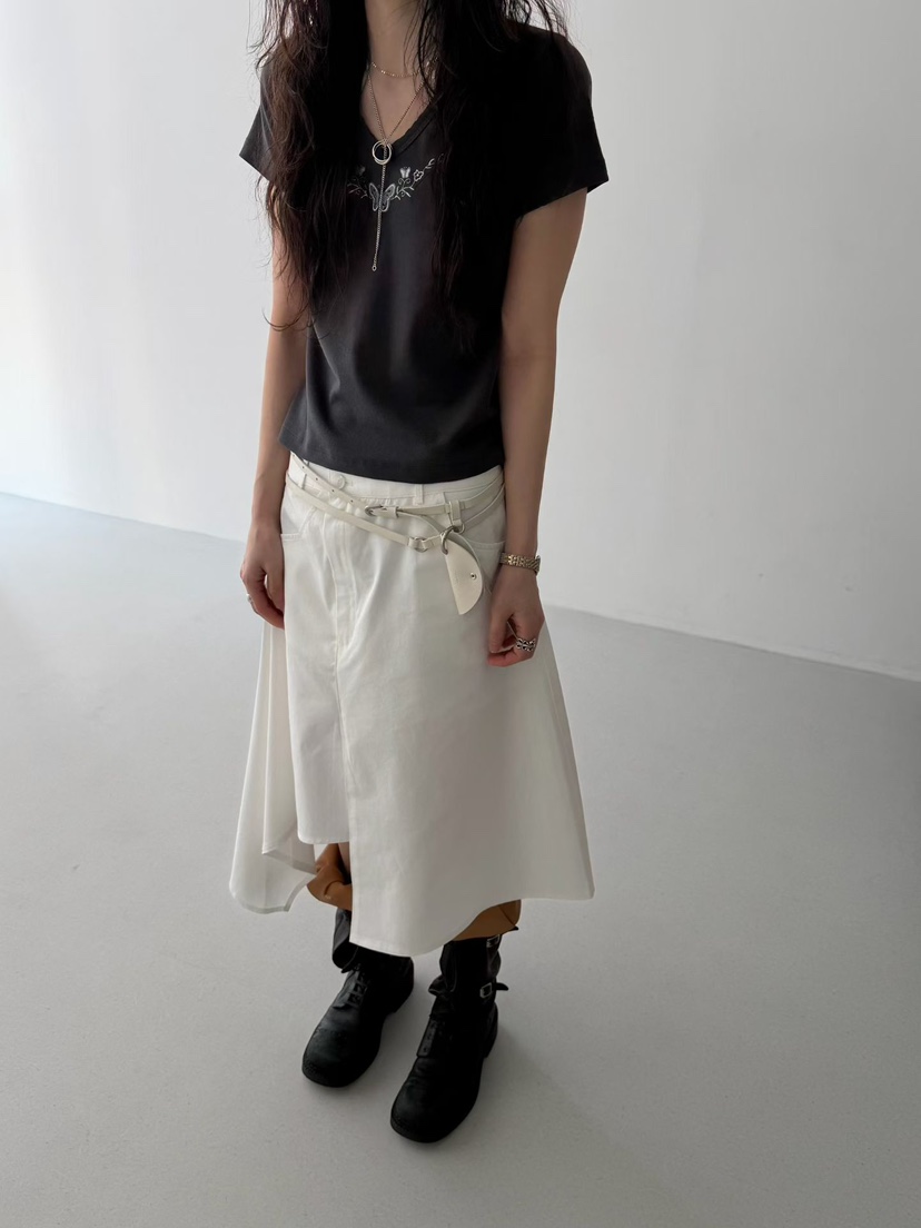 MINIMUZE韓國直郵實拍女士新款人氣26春夏熱賣時尚T恤刺繡MINIMUZET恤