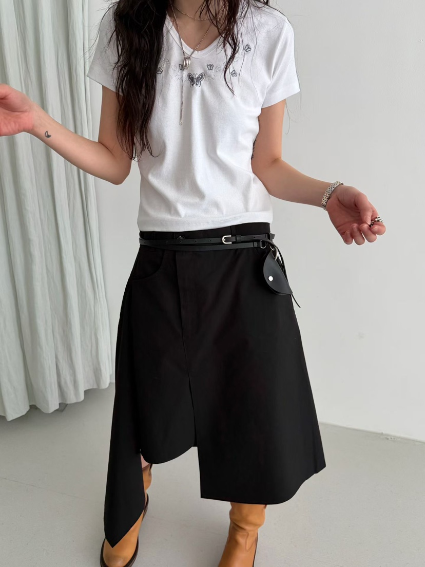 MINIMUZE韓國直郵實拍女士新款人氣26春夏熱賣時尚T恤刺繡MINIMUZET恤