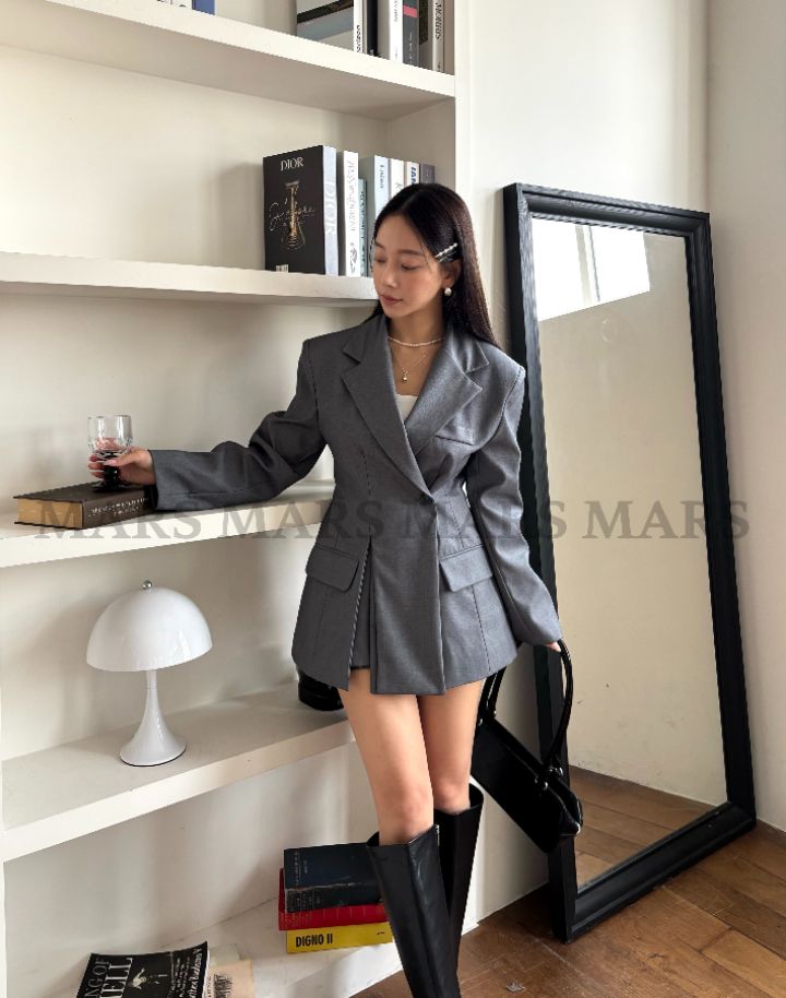 mars韓國直郵實拍女士新品熱賣人氣推薦時尚職業休閑夾克mars夾克