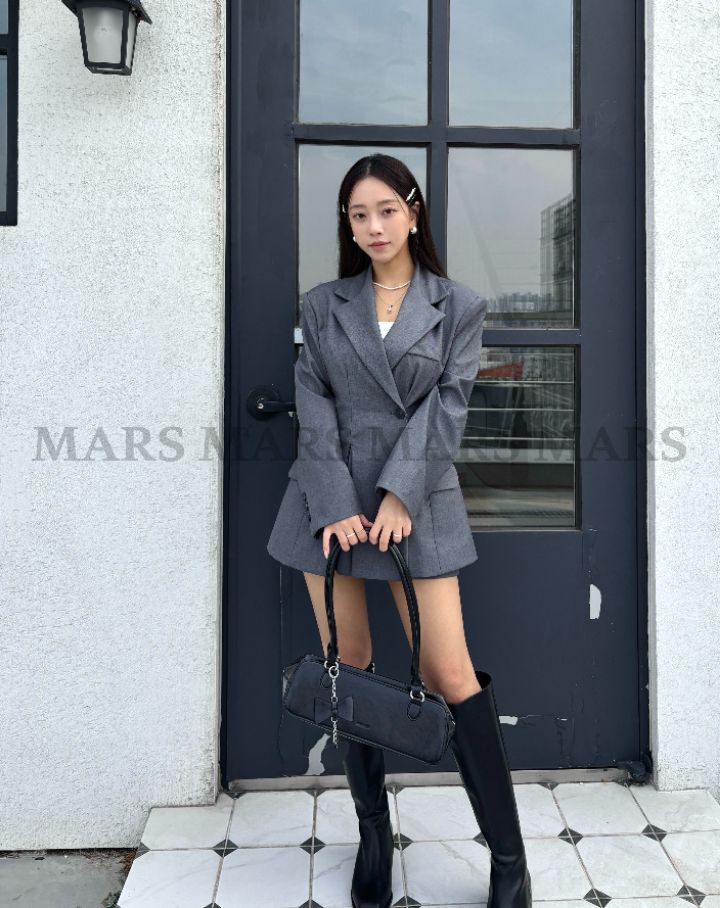 mars韓國直郵實拍女士新品熱賣人氣推薦時尚職業休閑夾克mars夾克