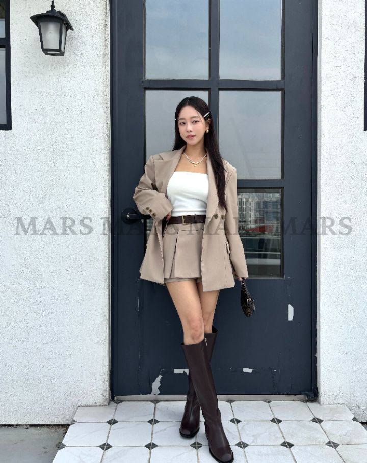 mars韓國直郵實拍女士新品熱賣人氣推薦時尚職業休閑夾克mars夾克