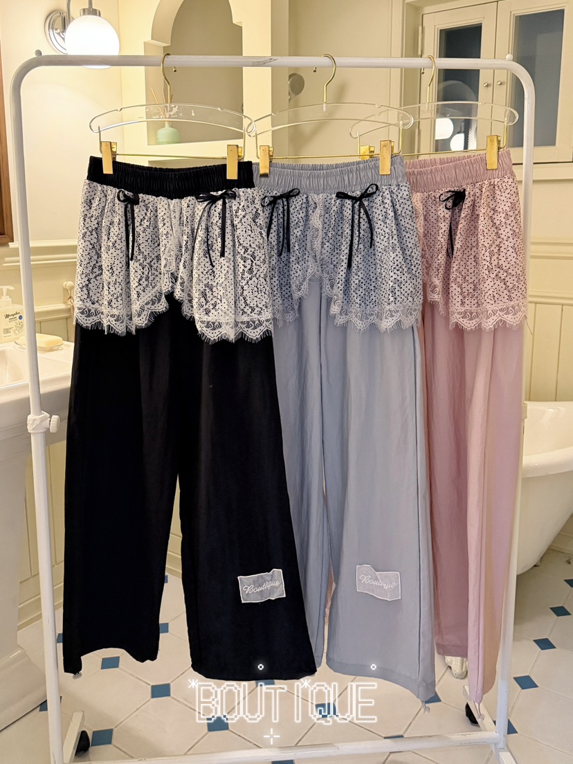 BOUTIQUE-L韓國直郵實拍女裝新品推薦時尚休閑熱賣休閑褲BOUTIQUE-L休閑褲