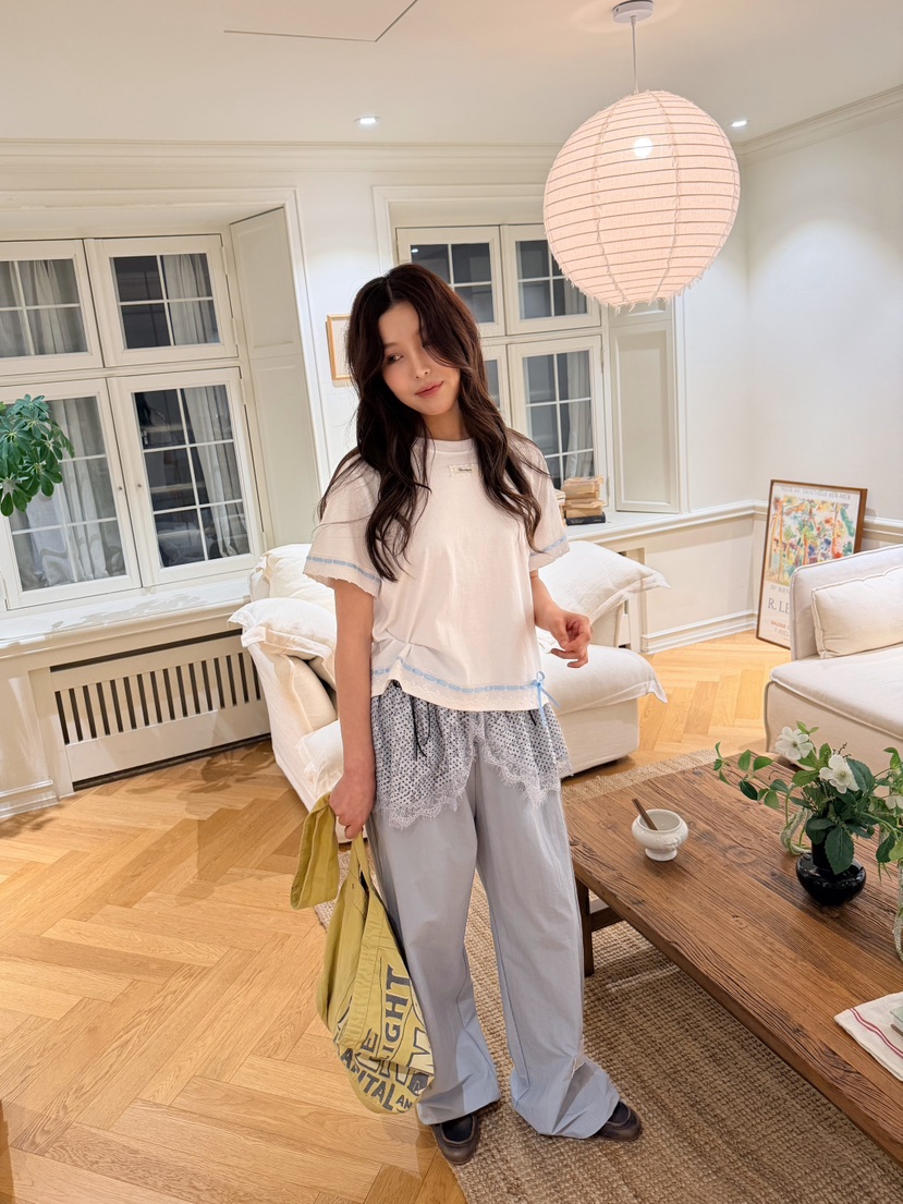 BOUTIQUE-L韓國直郵實拍女裝新品推薦時尚休閑熱賣休閑褲BOUTIQUE-L休閑褲