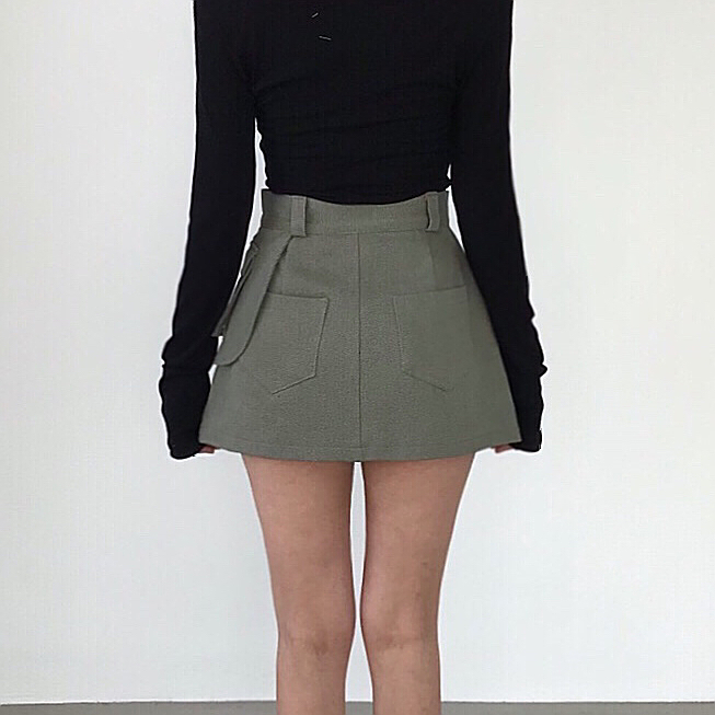 2TWO MOON韓國直郵女裝新款時尚熱賣職業26春夏短裙口袋2TWO MOON短裙