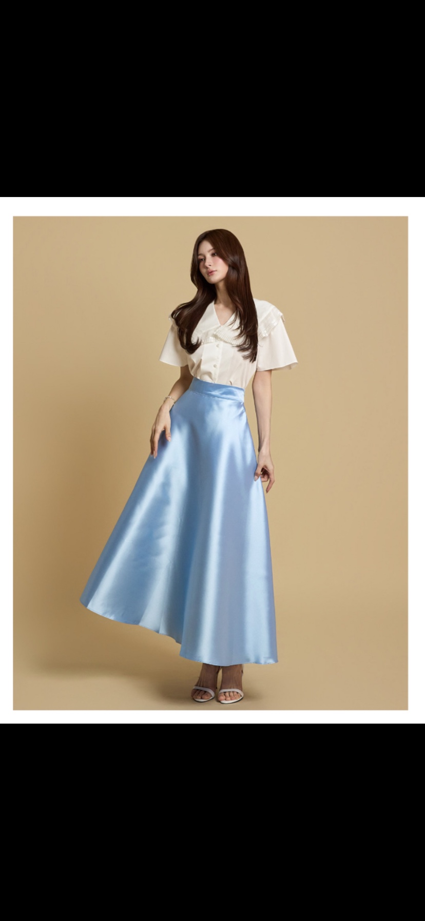 TANIA韓國東大門直郵女士新款職業人氣推薦休閑熱賣26春夏長裙TANIA長裙