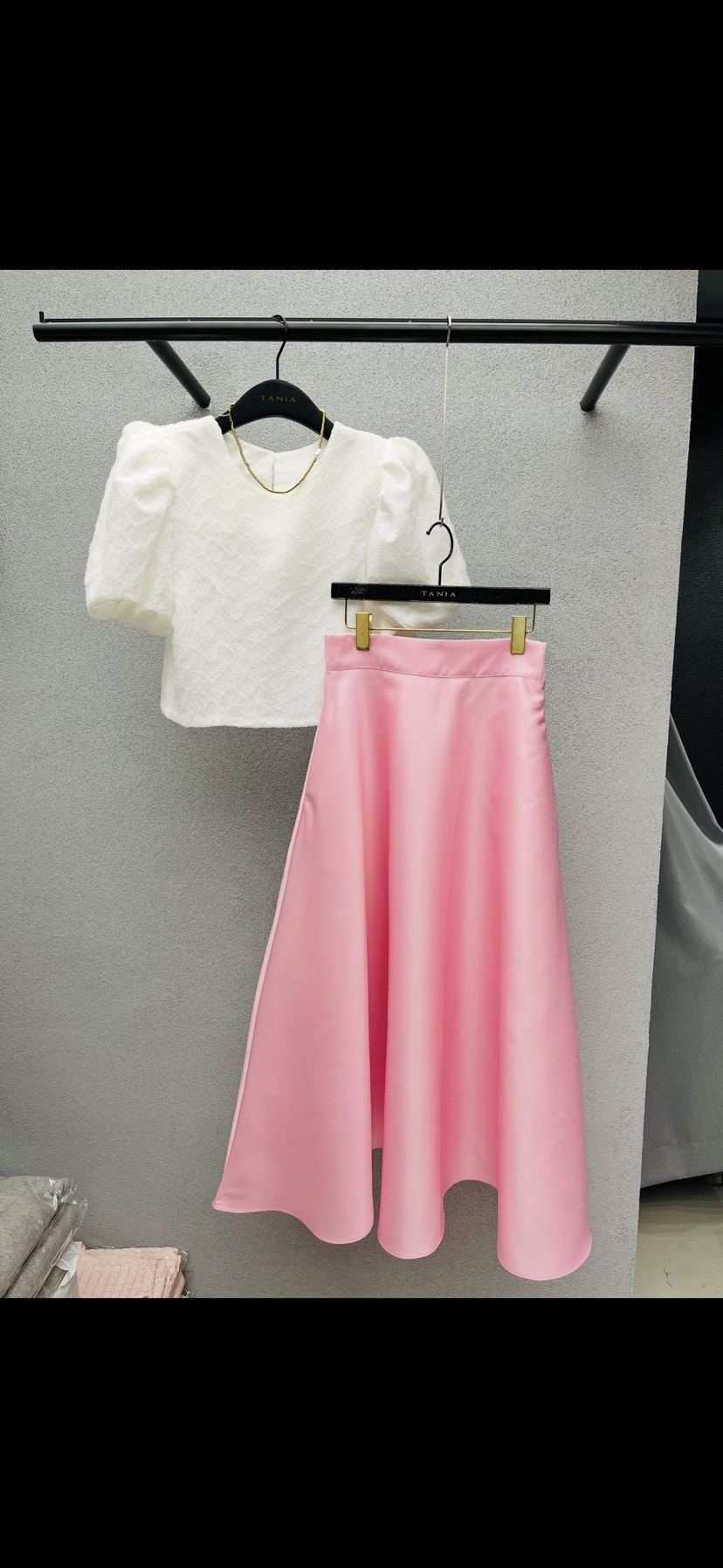 TANIA韓國東大門直郵女士新款職業人氣推薦休閑熱賣26春夏長裙TANIA長裙