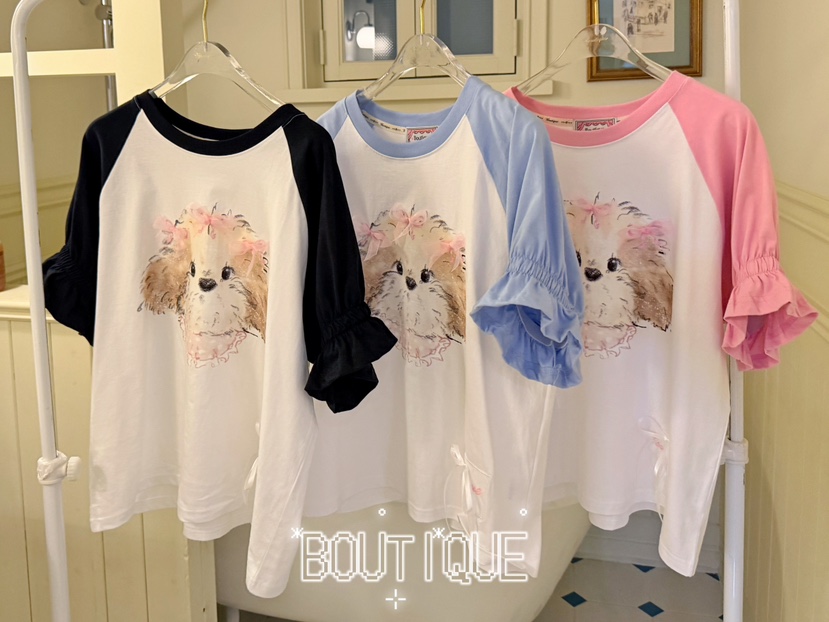 BOUTIQUE-L韓國直郵實拍女士新品熱賣職業休閑人氣時尚T恤BOUTIQUE-LT恤