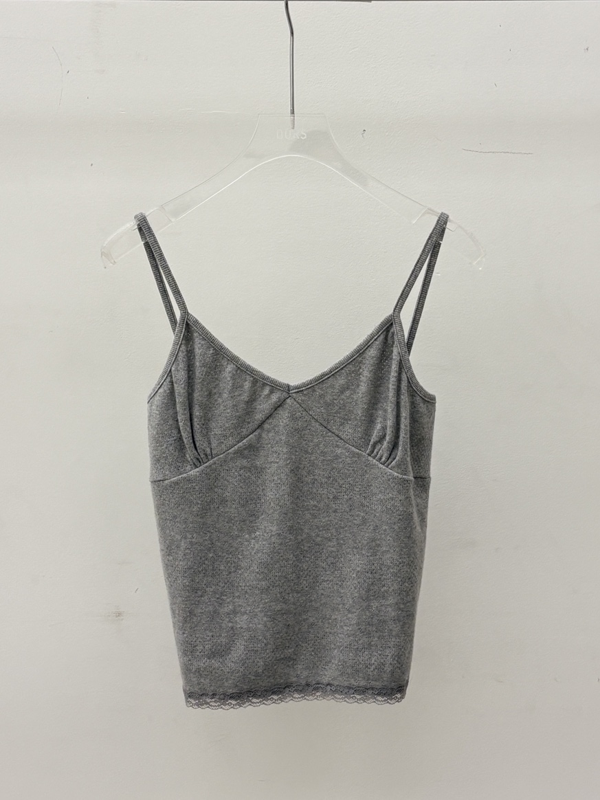 OURS韓國直郵女士新款職業熱賣人氣26春夏休閑吊帶背心鏤空OURS吊帶/背心圖色2