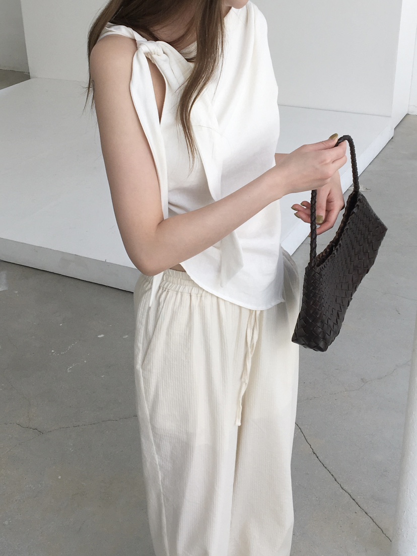 LEGACY韓國代購女士新款職業休閑26春夏時尚吊帶背心亞麻LEGACY吊帶/背心