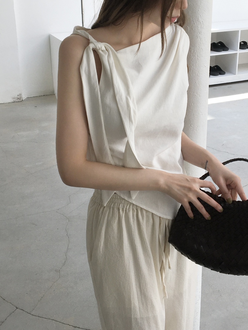 LEGACY韓國代購女士新款職業休閑26春夏時尚吊帶背心亞麻LEGACY吊帶/背心