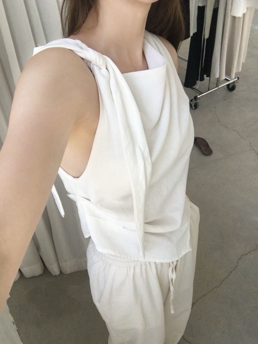 LEGACY韓國代購女士新款職業休閑26春夏時尚吊帶背心亞麻LEGACY吊帶/背心