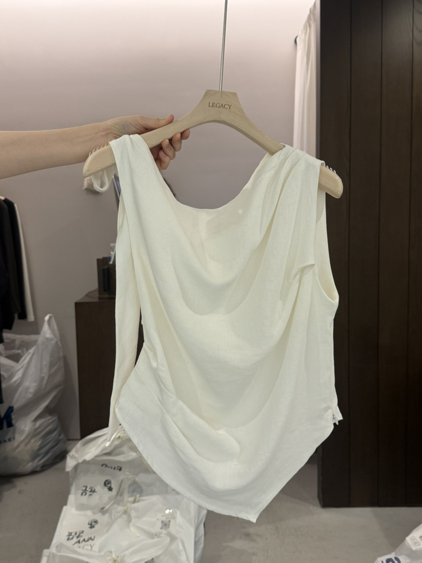 LEGACY韓國代購女士新款職業休閑26春夏時尚吊帶背心亞麻LEGACY吊帶/背心圖色1