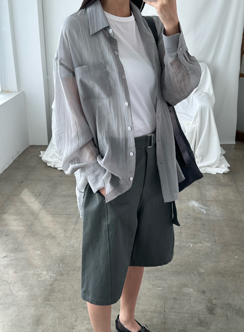 LE VASE韓國代購女裝新品26春夏人氣職業熱賣短褲含腰帶LE VASE短褲