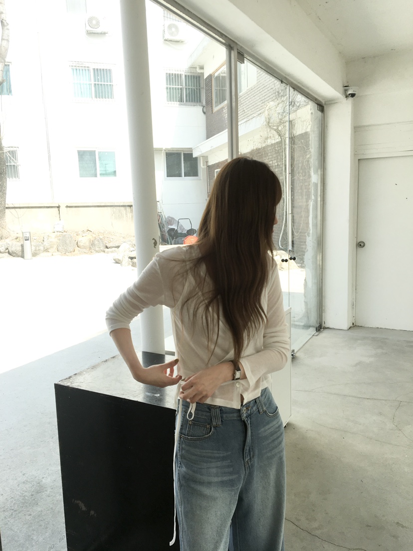 LEGACY韓國直郵女士新品休閑熱賣職業26春夏長袖T恤羊毛衫LEGACY長袖T恤