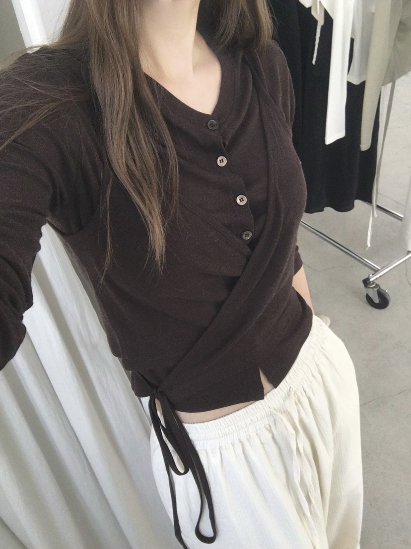 LEGACY韓國直郵女士新品休閑熱賣職業26春夏長袖T恤羊毛衫LEGACY長袖T恤