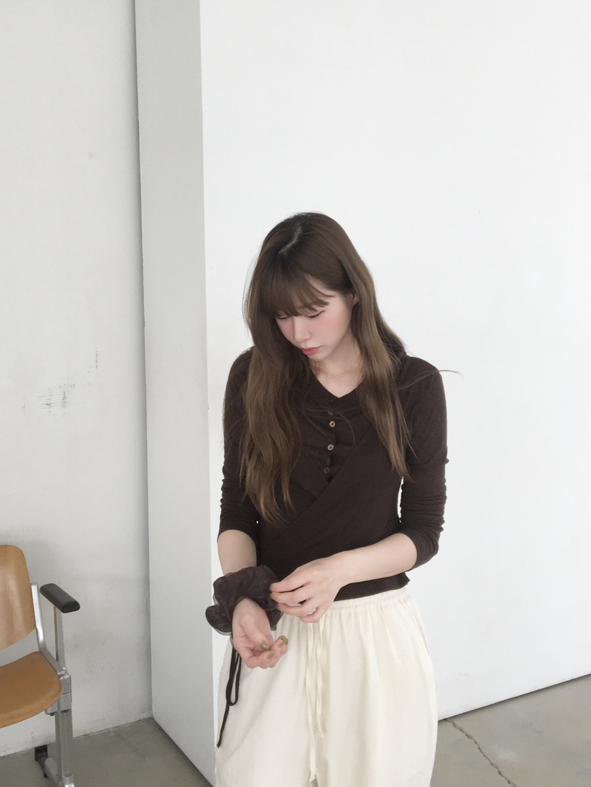 LEGACY韓國直郵女士新品休閑熱賣職業26春夏長袖T恤羊毛衫LEGACY長袖T恤