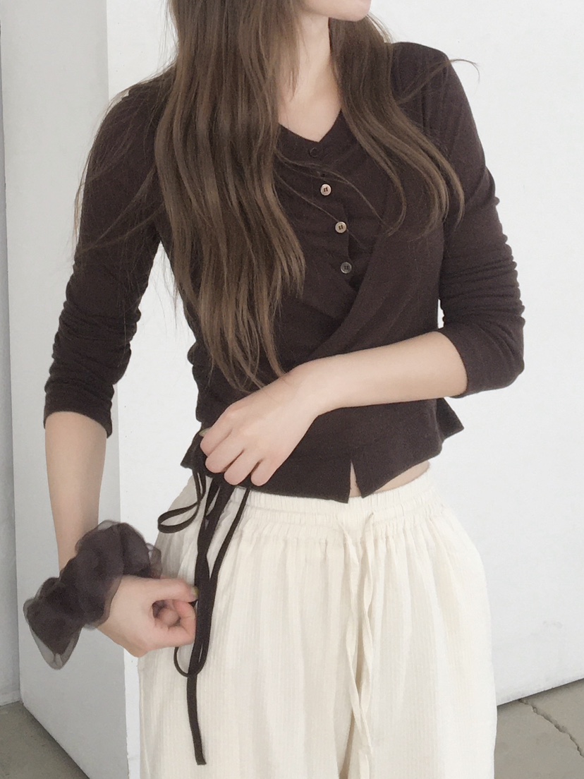 LEGACY韓國直郵女士新品休閑熱賣職業26春夏長袖T恤羊毛衫LEGACY長袖T恤