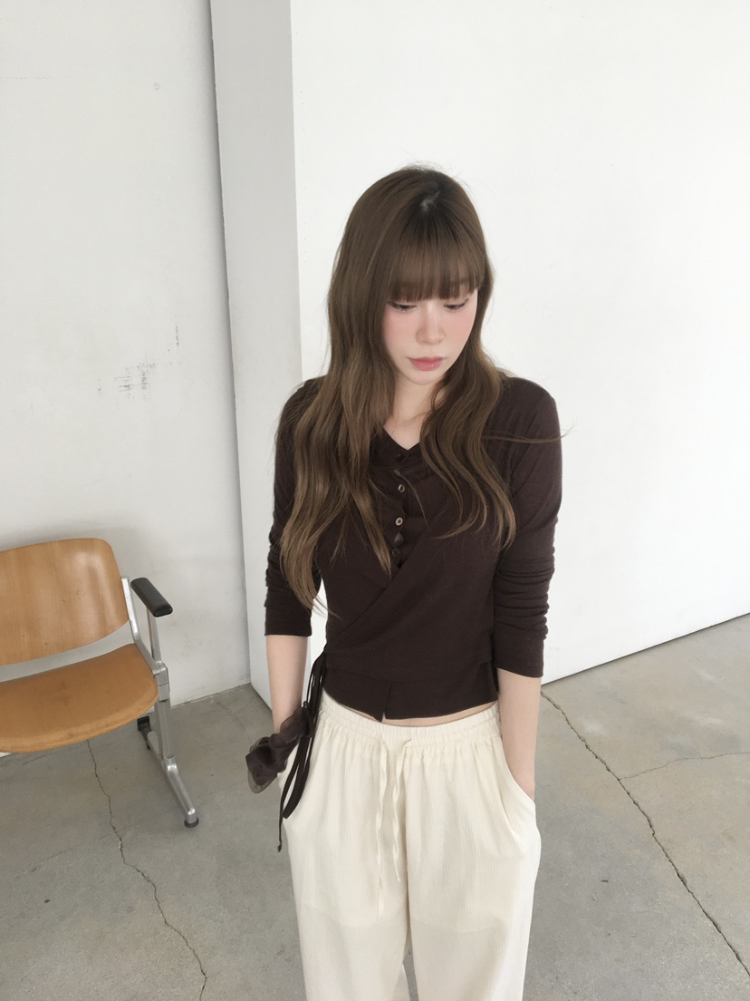 LEGACY韓國直郵女士新品休閑熱賣職業26春夏長袖T恤羊毛衫LEGACY長袖T恤