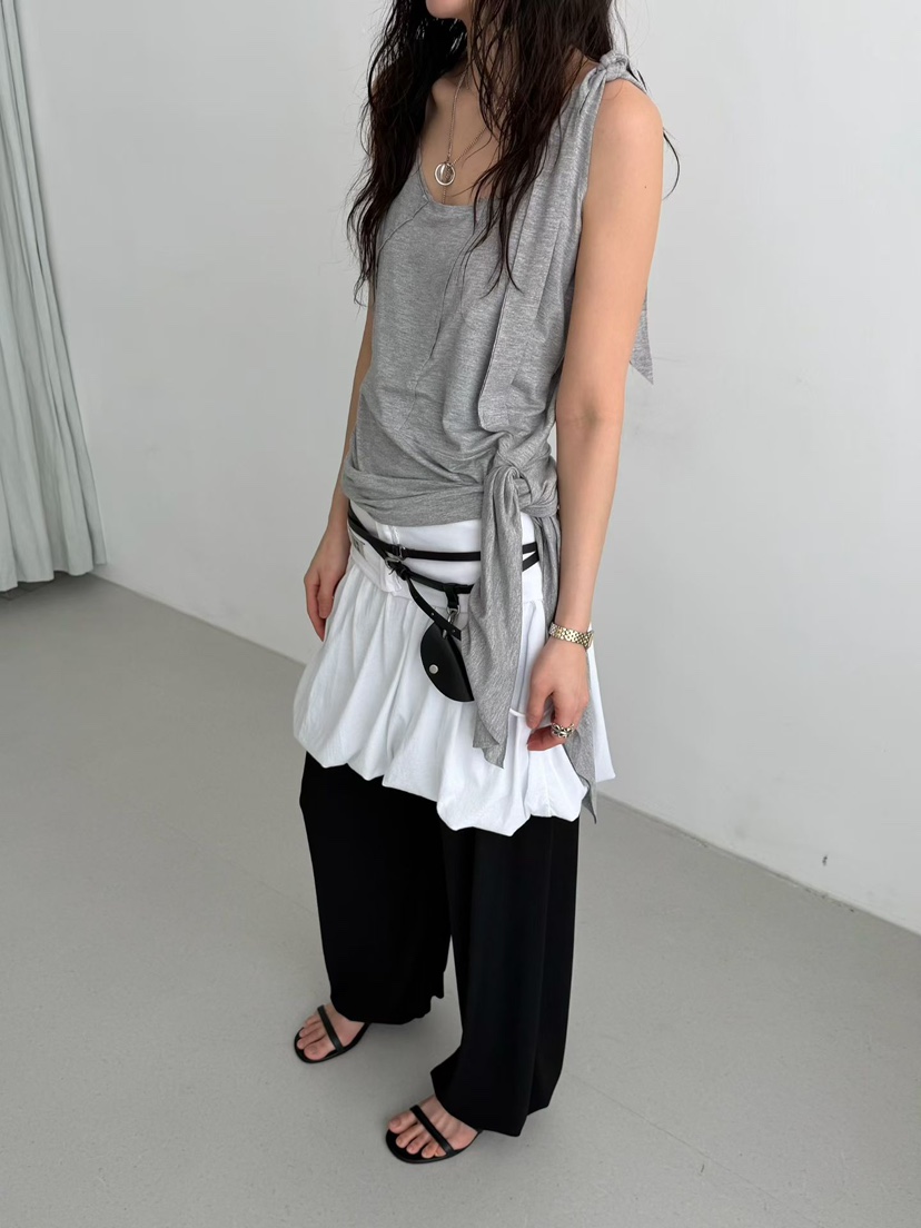 MINIMUZE韓國代購女裝新品人氣時尚休閑推薦熱賣吊帶背心MINIMUZE吊帶/背心