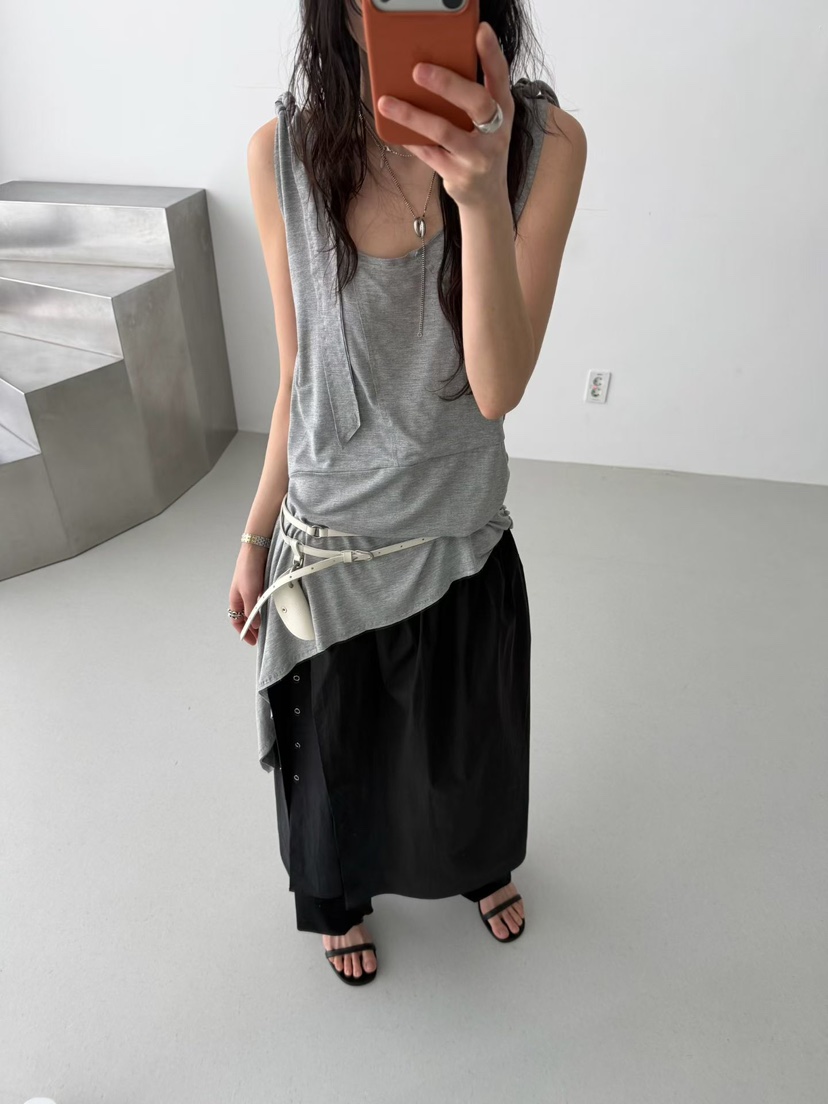 MINIMUZE韓國代購女裝新品人氣時尚休閑推薦熱賣吊帶背心MINIMUZE吊帶/背心