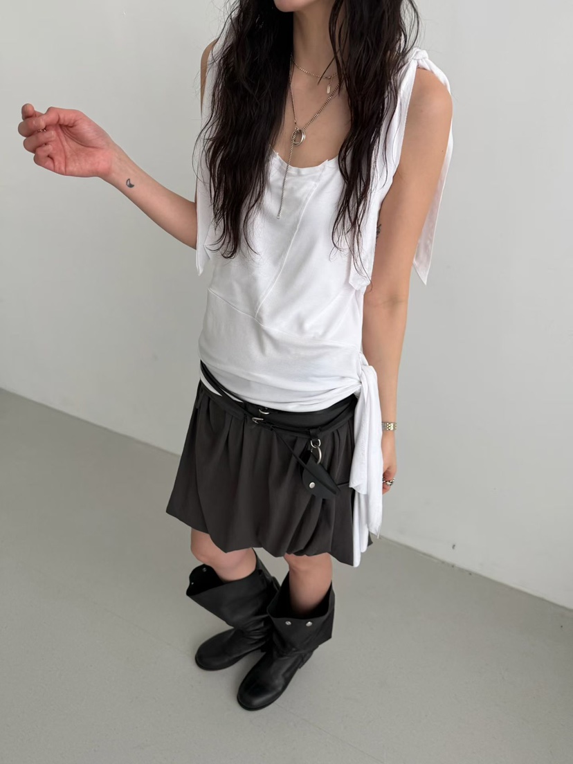 MINIMUZE韓國代購女裝新品人氣時尚休閑推薦熱賣吊帶背心MINIMUZE吊帶/背心