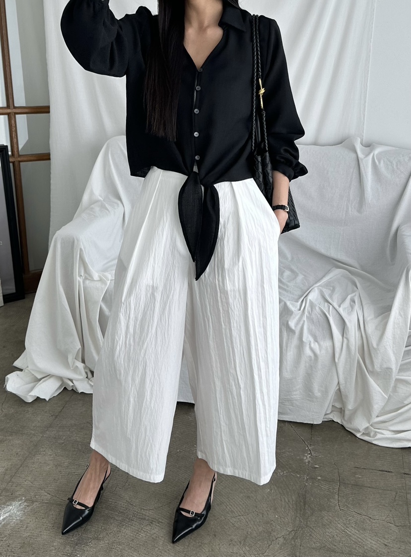 LE VASE韓國直郵實拍女士新品26春夏時尚熱賣襯衫蕾絲衫LE VASE襯衫/蕾絲衫