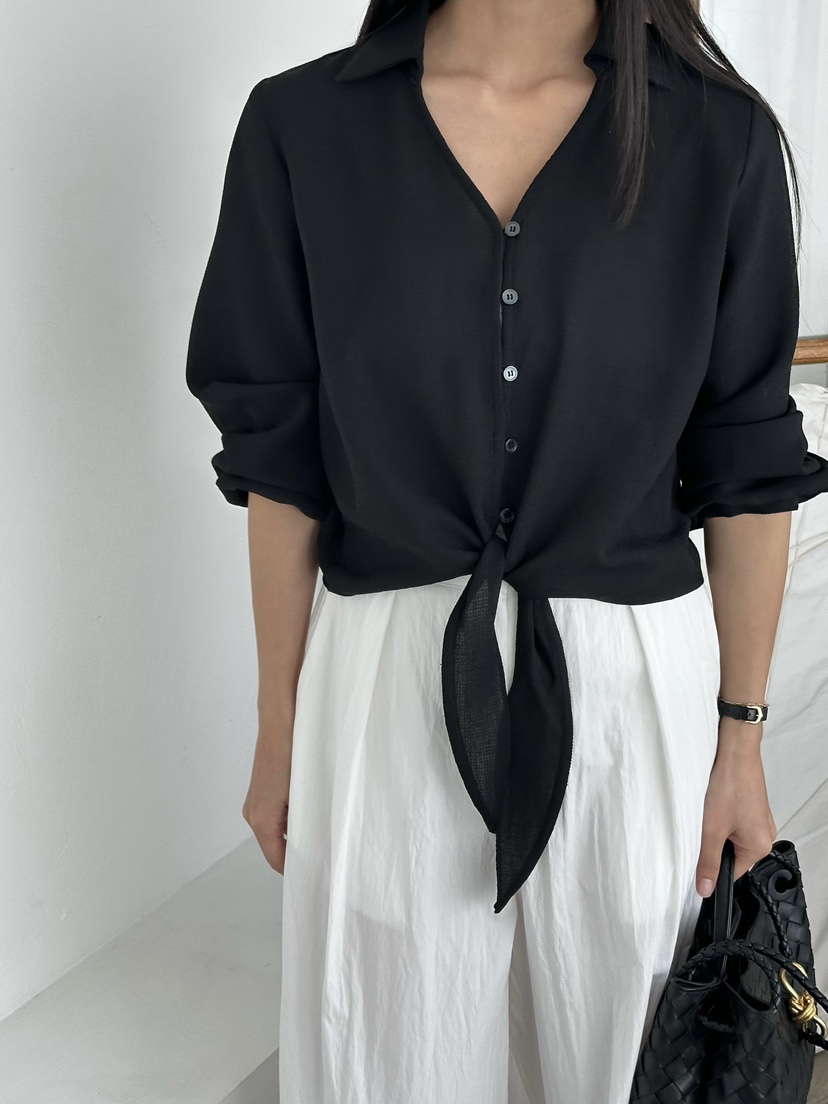 LE VASE韓國直郵實拍女士新品26春夏時尚熱賣襯衫蕾絲衫LE VASE襯衫/蕾絲衫